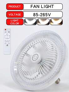 5-Blade 10-Inch LED Ceiling Fan Light With 360° Flexible Rotation, Remote Control, Aromatherapy Function, Upgraded Crystal Mask, Adjustable Color Temperature, Brightness And Wind Speed, Timer Function, Suitable For Bedroom, Living Room And Study - Five-blade Omnidirectional Crystal Fan Light - View 11