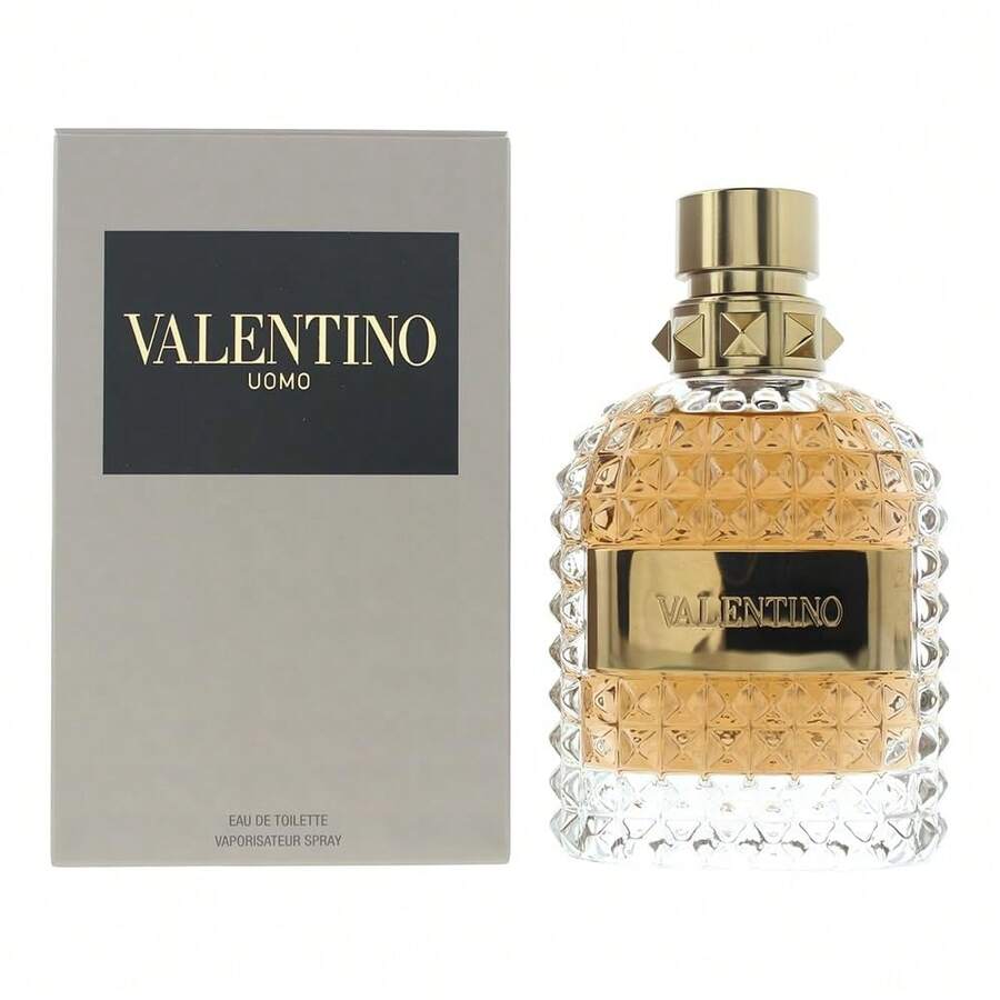 Valentino Uomo EDT Cologne Spray 3.4 Oz, Men's Luxury Fragrance Set | Long Lasting Scent, Premium Perfume For Men - 花卉印花 - 查看 1