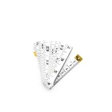 GDMINLO Soft Tape Measure Double Scale Body Sewing Flexible Tailor Craft Vinyl Ruler For Weight Loss Medical Body Measurement, Has Centimetre Scale On Reverse Side 60-Inch(White) - A - View 4
