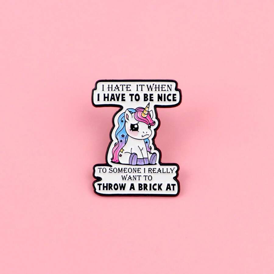 Lapel Enamel Pins And Brooches Badge Pins For Backpacks Bags Backpack Cool Decoration Friend For Gifts