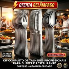 36-Piece Stainless Steel Cutlery Set: 12 Knives, 12 Forks, 12 Spoons, For Home And Restaurant Use - 彩色 - 查看 1