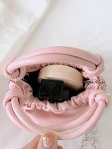 1 chiếc túi đeo chéo hình đám mây bằng da PU thời trang dành cho nữ, túi đeo vai mini phù hợp cho mọi mùa. - Nhiều màu - Xem 11