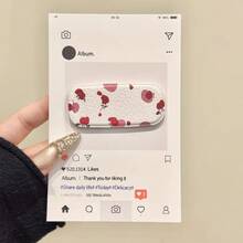 一套卡通星童格子手机壳，带镜面支架和可折叠隐形支架 - 彩色 - 查看 6