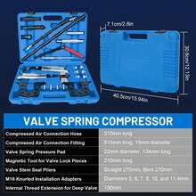 39PCS High-Strength Steel Valve Spring Compressor Kit, Cylinder Head Repair Tool Set With Damage-Free Seal Pliers & Adjustable Lever System, Professional Engine Repair Tools For Workshop & On-Site Use - B - View 6