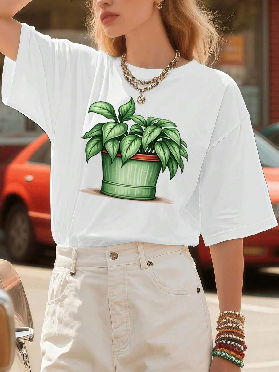 Women T-Shirts - White - View 1