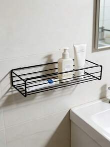 1 pieza Estantería de baño triangular sin esquinas, estante de almacenamiento de pared montado en la esquina - Multicolor - Ver 6