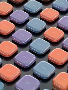 4-Compartment Portable Travel Pill Box - Vitamin Supplement Pill Organizer, Compact Jewelry & Medication Storage Container, Suitable For Daily Use And Outdoor Carry, Fashionable Pill Box With Safety Cover, Unique Decorative Travel Storage Box, Gift For Friends - Multicolor - View 6