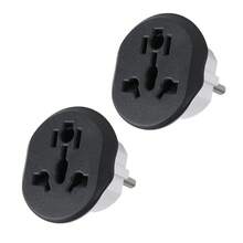 Portable International Power Adapter For Travel, Universal Input To European Outlet (Germany, France, Korea), 250V Home & Office Essential - EU E Type Plug(220-240V) - View 8