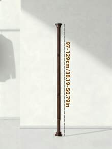 Thanh treo quần áo bằng gỗ vân, thanh treo quần áo có thể điều chỉnh không cần khoan, thanh treo quần áo dạng ống lồng và thu gọn, giá treo quần áo chịu lực cao, thanh treo bằng gỗ tự nhiên gắn tường không để lại dấu vết và không gây hư hại. - Không cần khoan - Xem 11