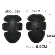 1 pieza Equipo de protección para motociclismo, Rodilleras y coderas para motociclismo todoterreno, Protección de espalda para el jinete, Equipo de protección antideslizante y anticolisión de PU, Esencial para jinetes masculinos y femeninos - A - Ver 12