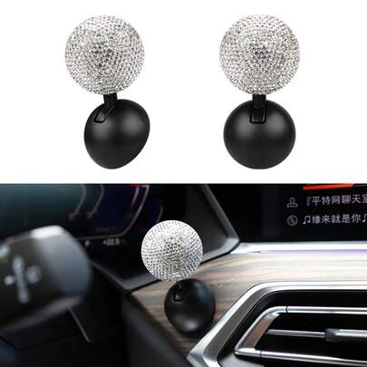 Nút khởi động/dừng động cơ xe hơi đính đá lấp lánh, thiết kế tiện dụng, trang trí nội thất xe hơi, phụ kiện nút bấm lấp lánh, công tắc kéo đa năng cho xe hơi, lắp đặt không cần keo dán, phụ kiện xe hơi, quà tặng cho nam và nữ.