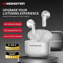 Monster Magic Voice 真无线蓝牙耳机 GT33 双麦克风降噪超长续航运动跑步游戏 - 查看 8