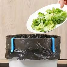 5/15/25/35Pcs Trash Can Trash Bag Fixing Clips Anti-Slip Anti-Fall Trash Bag Clips Home Kitchen Bathroom Creative Trash Bag Fixing Clips - Blue - View 6