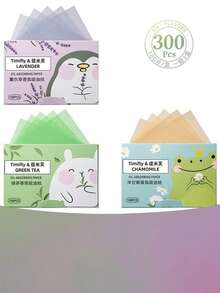 1pc/3pcs/6pcs Timifull Facial Oil Blotting Papers, Face Oil Absorbing, Fragrant Oil Control Blotting Sheets, Portable Box Of 100 Sheets - Multicolor - View 2