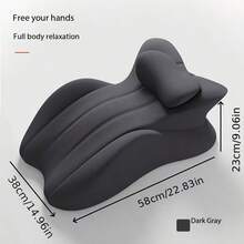 升级版第三代多功能舒适靠垫,情侣记忆棉楔形枕,情侣坐垫,多功能情侣靠背垫,低臀垫,3D记忆棉,多功能俯卧睡眠枕,符合人体工学的臀部支撑垫。这是一款多功能便携式放松靠垫,适用于居家、办公、瑜伽、日常休息、阅读和观影等多种场景,品质卓越,可拆卸设计。 - 彩色 - 查看 19