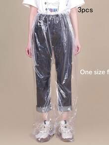 Quần mưa dùng một lần, quần mưa dày dặn dành cho người lớn, quần mưa chống bụi và chống thấm nước, thích hợp cho du lịch, đạp xe ngoài trời. - quần mưa đa năng - Xem 14