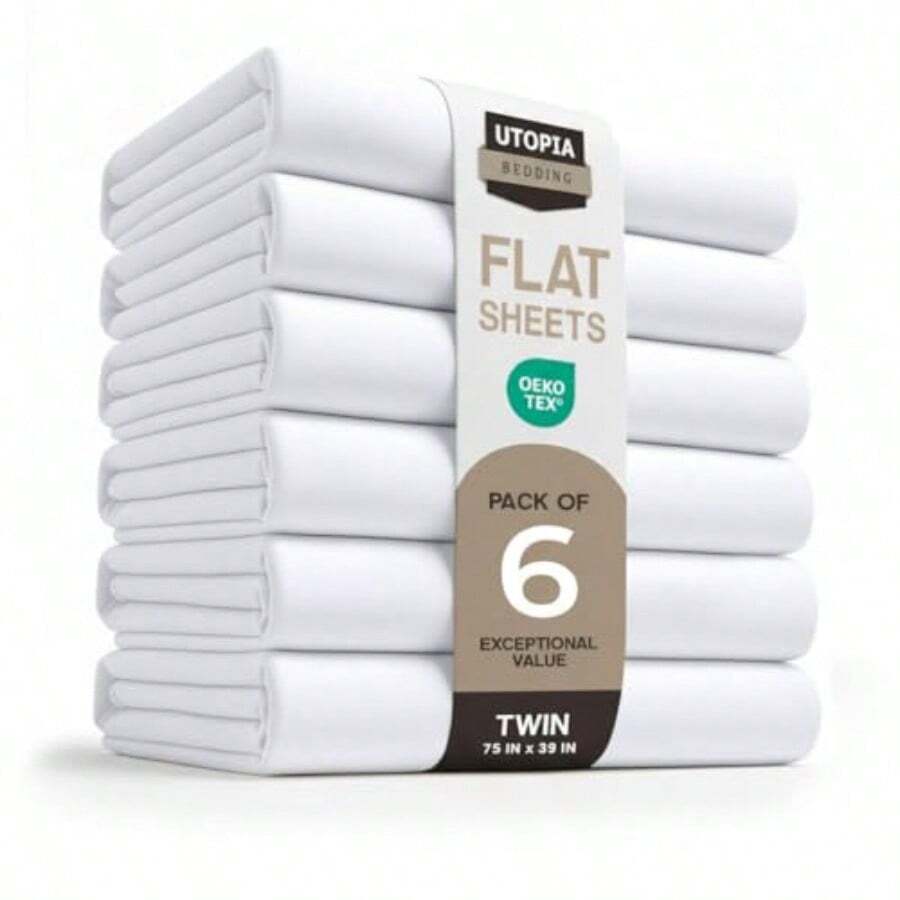 Flat Sheets - White - View 1