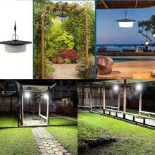 20,000 Lumens Solar Powered Warehouse Light, Indoor & Outdoor Use, Pull Cord, 5 Lighting Modes From Dusk To Dawn, IP65 Waterproof, Suitable For Barns, Gazebos, Shops, Garages - one-size - View 8