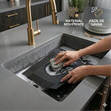 Set Con 8 Piezas Manteles Individuales 45cm x 30cm Elegantes Modernos Minimalista Antideslizantes Lavable Resistente Al Calor Para Platos Mesa Comedor Fiestas Cumpleaños Eventos Ocasiones Especiales Dia De Las Madres - Café - Ver 5