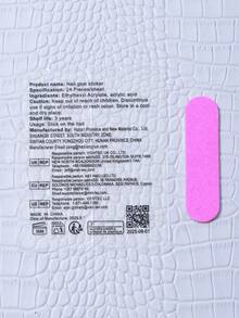 Móng giả vuông ngắn nhiều màu Dopamine, trang trí sao sọc nhiều màu sắc, phù hợp cho sử dụng hàng ngày, thiết kế sọc tương phản Dopamine + sao đính đá, mang đến vẻ ngọt ngào và cá tính, bắt mắt, nền màu nude tôn da, phù hợp với cả phong cách ngọt ngào và cá tính. - Nhiều màu - Xem 7