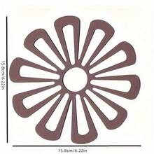 Tovaglietta spessa resistente al calore, sottopentola per la casa, con motivo floreale, sottobicchiere antiscivolo, tovaglietta da tavola termoprotettiva, adatta per piatti caldi, pentole e tazze, creativa, stile nordico, lavare solo a mano - Multicolore - Visualizzare 11