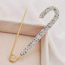 1PC Retro Light Luxury Large Brooch Creative Personalized Design Jeans Skirt Waist Tightening Fixing Clothes Brooch - Multicolor - View 9