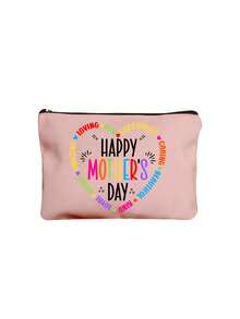 Borsa trucco per la Festa della Mamma, carina borsa con chiusura lampo a forma di cuore con citazione, borsa cosmetica portatile da viaggio come regalo per la Festa della Mamma, borsa da toilette da viaggio per articoli da toeletta, trucco, elementi essenziali da viaggio, borsa organizer portatile, borsa da spiaggia di grande capacità, borsa da viaggio, regalo ideale per mamma, moglie, nonna, ideale per onorare il regalo della Festa della Mamma, regalo di compleanno, regalo di Ringraziamento, elementi essenziali da viaggio, elementi essenziali da spiaggia - Multicolore - Visualizzare 12