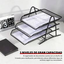 Bandeja de arquivo - 3 andares - Ver 6