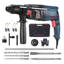 Con Kit de Herramientas con Accesorios Taladro Rotatorio para Martillo Rotatorio Taladro Rotatorio para Martillo Rotatorio Taladro de Impacto Taladro de Cincel de Impacto Taladro de Cincel para Martillo Rotatorio Taladros de Impacto SDS Plus Taladro Eléctrico de Martillo de Doble Manija Taladro Eléctrico de Martillo Rotatorio para Concreto Taladro Eléctrico de Martillo Rotatorio para Concreto - Tipo de Enchufe A USA (110-127V) - Ver 4