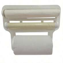 Triple Wall Mount For Paper Towel Rolls, Aluminum Foil, Plastic Utensils - 白色的 - 查看 5