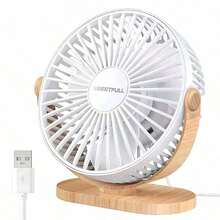 USB供电桌面风扇，90°可调角度，隐藏式挂钩设计，3档风速，可落地或壁挂，风量大，散热效果好，适用于卧室、厨房、办公室等场所。 - 多色 - 查看 17
