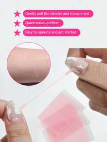 1pc/3pcs/5pcs Disposable Ultra-Thin Invisible Nose Pads, Suitable For Facial Care And Beauty Salon, Cosmetics, Inexpensive, Home Decor, Vanity, Travel, Bedroom, Makeup Accessories, Inexpensive, Christmas Gift, Cosmetics, Makeup Tools, Cheap Items, Gifts, Women Gifts, Christmas Gifts, Freebies, Travel, Inexpensive, Travel Essentials - Multicolor - View 2
