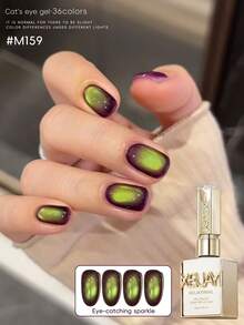 XEIJAYI 15ML Cat Eye Nail Polish Gel Soak Off Nail Magnetic Gel Polish Nail Art DlY For Salon At Home - 彩色 - 查看 22