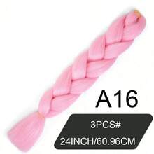 3PCS/Set24inch Synthetic Crochet Braid, Low-Temperature Synthetic Fiber Weaving Extension, Professional Synthetic Fiber Crochet Multi-Color Weaving, Multiple Color Choices, Suitable For Female Role-Playing, Soft Eight Wood Floor, Heat Setting, 300grams/Bag, Weaving Extension, Suitable For Occasions Such As Christmas, New Year, Jia Nian Hua Music Festival, Etc - Multicolor - View 36