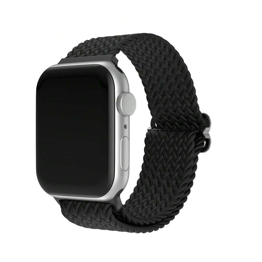 1条尼龙弹性单环表带,适用于38mm、40mm、41mm、42mm、44mm、45mm、46mm和49mm系列,男女通用,可调节运动尼龙表带,兼容 Ultra/SE/11/10/9/8/7/6/5/4/3/2/1 - 彩色 - 查看 1