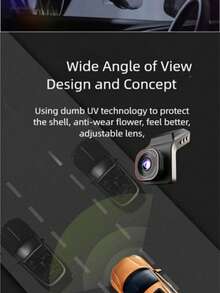 Car Dash Cam, 1080P Ultra HD, Front Camera, Free 8GB SD Card, Night Vision,  G-Sensor, Motion Detection, Motion Sensor, Perfect Gift For Men - Máy ghi âm dán, một ống kính - không kèm thẻ nhớ - Xem 9