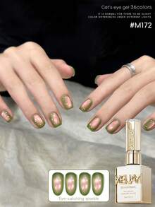 XEIJAYI 15ML Cat Eye Nail Polish Gel Soak Off Nail Magnetic Gel Polish Nail Art DlY For Salon At Home - 彩色 - 查看 38