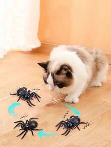 1pc Automatic Interactive Cat Toy, Attracts Cat's Interest - Multicolor - View 1