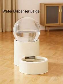 Dispensador automático de agua para gatos/perros, comedero automático para mascotas y equipo de almacenamiento y dispensador de alimento para mascotas, adecuado para propietarios de gatos/perros de interior, diseño único, fácil de usar. - 0,8 L - Ver 9