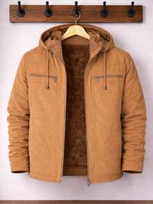 Men's Twill With Lining - Maroon - View 1