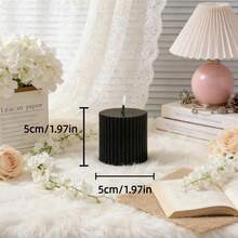 7 candele profumate in stile retrò francese: candele a pilastro a forma di ingranaggio nero (diametro 5 cm) - perfette per creare un'atmosfera e come accessori fotografici. Candele a forma di ingranaggio, candele cilindriche, adatte per decorazioni da matrimonio, regali per amici, decorazioni per la casa in stile minimalista, decorazioni per feste/cene, omaggi per la famiglia, regali per uomini/donne, candele di alta qualità, regali per le vacanze, decorazioni per hotel/tavoli. - A - Visualizzare 14