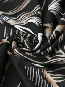 1/4 tấm bọc ghế in họa tiết nứt, bọc ghế co giãn, bọc ghế sợi polyester kiểu dáng hiện đại, dùng trong khách sạn và gia đình. - màu đen - Xem 7