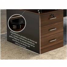 Home Office Desks - Brown - View 9