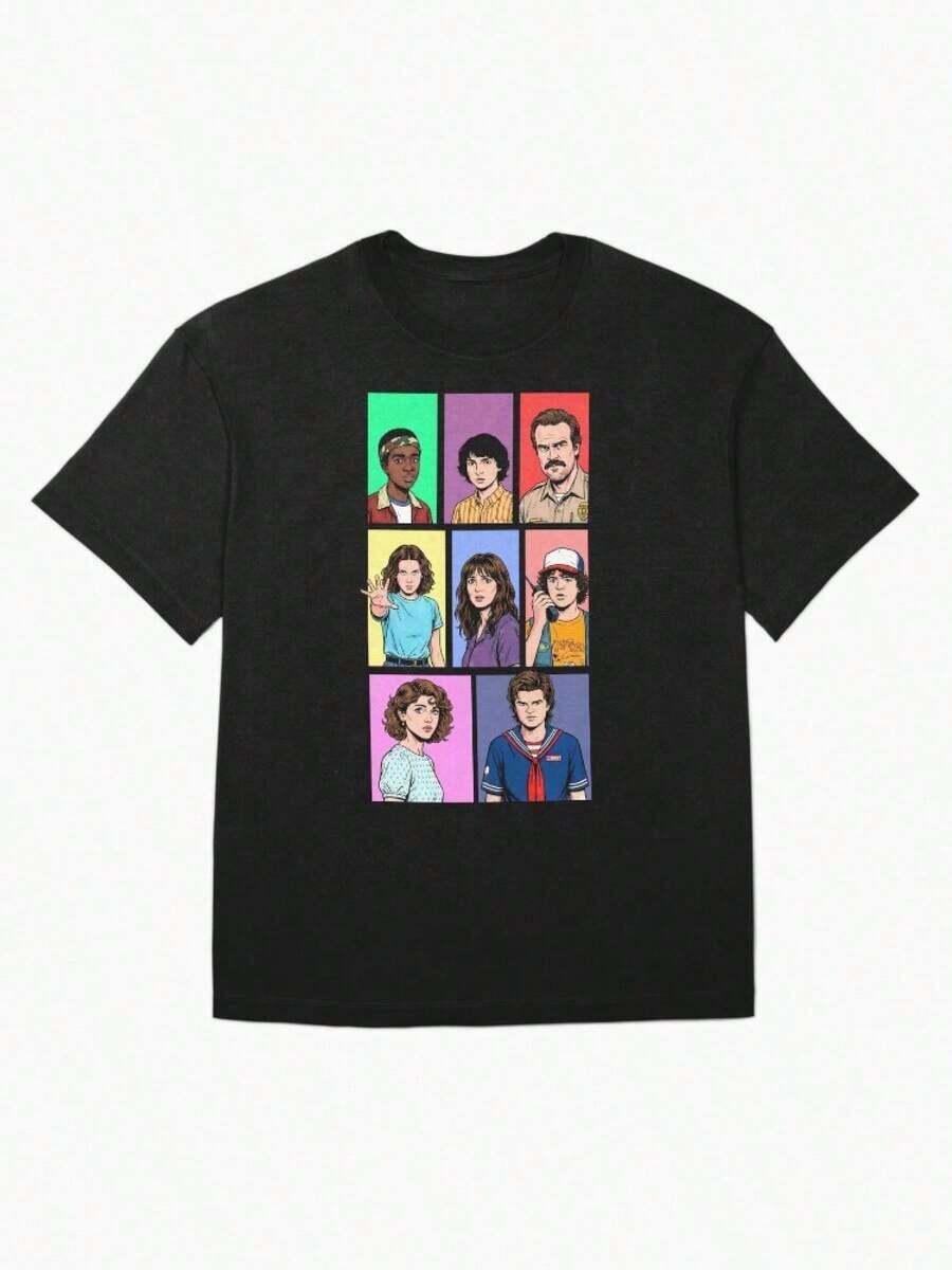 Men Outdoor Tees & Tanks - Black - View 1