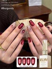 XEIJAYI 15ML Cat Eye Nail Polish Gel Soak Off Nail Magnetic Gel Polish Nail Art DlY For Salon At Home - 彩色 - 查看 15