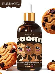 EMBRACEX. 10ml/30ml/60ml/100ml/10ml Roller Ball Cookie Fragrance Essential Oil, Scented Oil, Home Decor, Air Freshener, Suitable For Making Scented Candles, Holiday Gift - Cookie - View 14