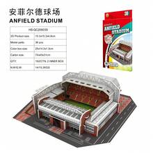 World Cup - Bóng đá - Tự làm - Sân vận động - Mô hình - Liverpool - Juventus - Sân vận động AC - Lắp ráp - Mô hình - Thực tế - Sân vận động 3D - Nhiều màu - Xem 3