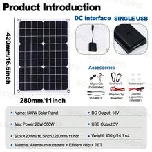 7000W太阳能逆变器套件,含2块太阳能电池板和控制器,110V/220V - SEP-18K-2-D7000 - 查看 4