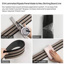 WoStick 1 Roll Removable Wood Grain Wallpaper, Faux Wood Texture Wavy Pattern, Waterproof EVA Foam Wall Decor - one-size - View 12