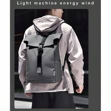 Zaino da uomo di grande capacità - Borsa porta PC per pendolari, stile business e casual, zaino da viaggio impermeabile - Visualizzare 3